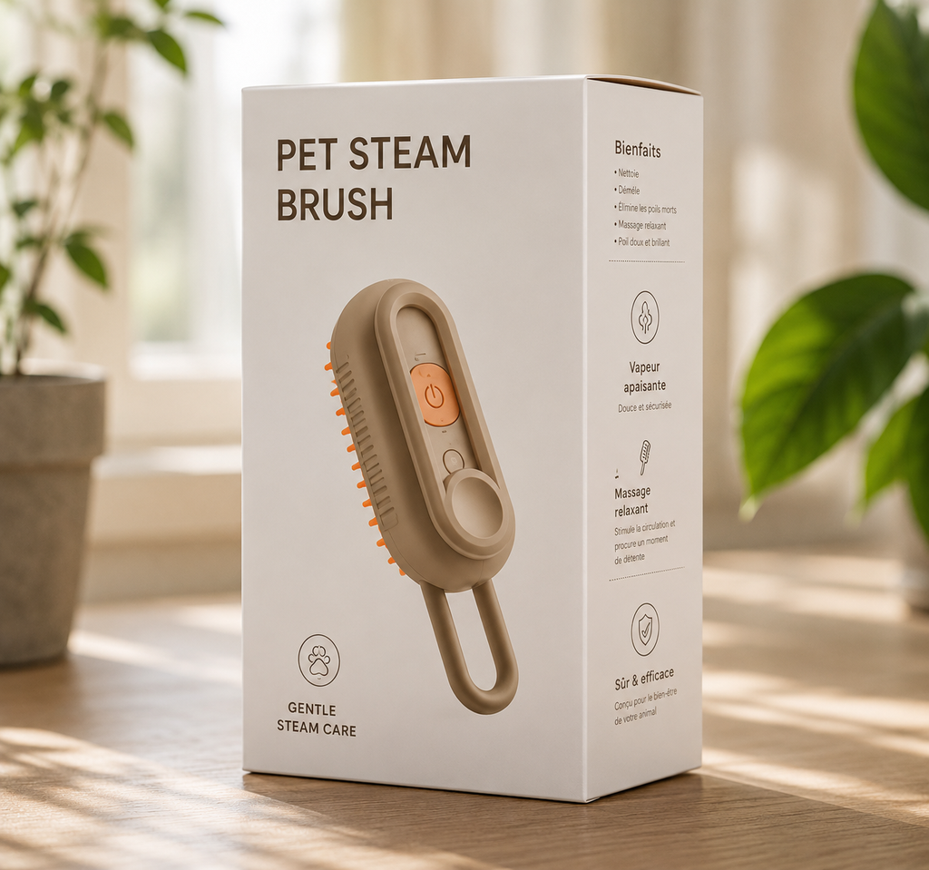 Brosse 3 en 1 pour chats et chiens